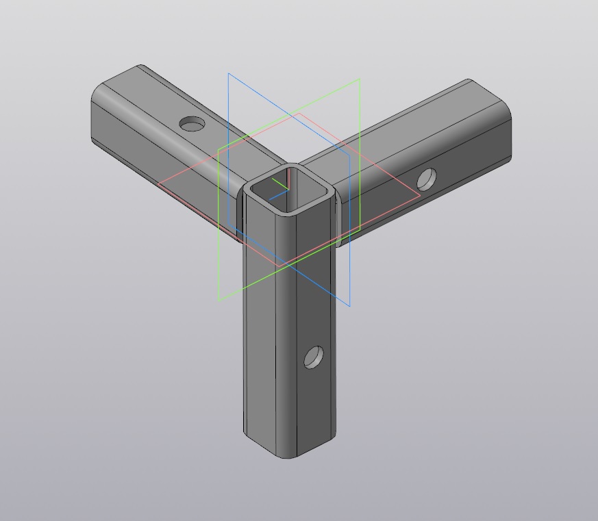 3D модель 3D модель крепления углового