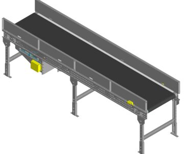 Чертеж Конвейер прямой ленточный L=2880