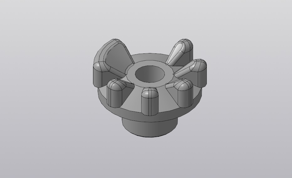 3D модель Шестерня румпеля 346-63064-0 Tohatsu M25-30