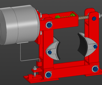 3D модель Тормоз колодочный ТКП-100