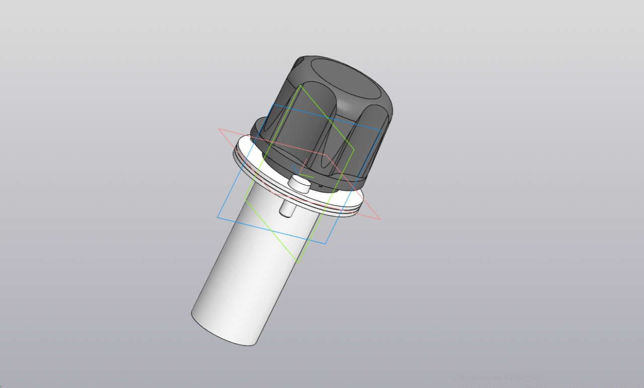 3D модель Заливная горловина TR-2-40 для гидробака