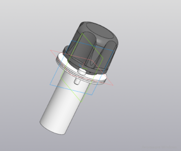 3D модель Заливная горловина TR-2-40 для гидробака