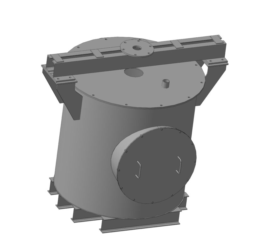 3D модель Бак с мешалкой объемом 1м3