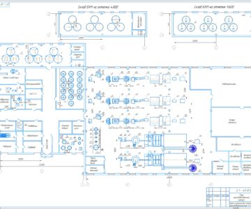 Чертеж Проект строительства хлебозавода производительностью 12т/сут