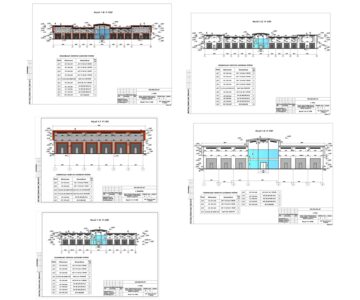 Чертеж Проект автомойки в 5-ти вариантах, стадия П