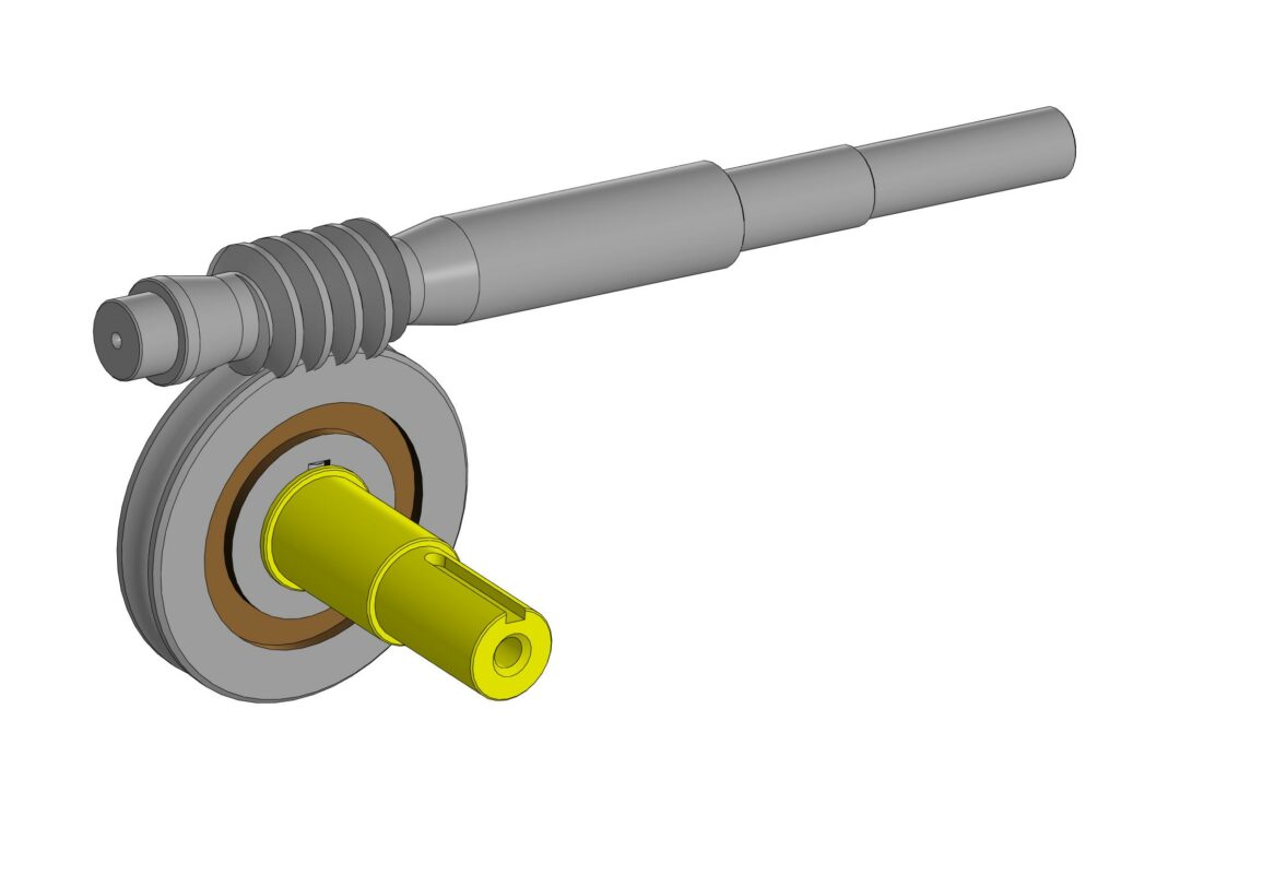 3D модель Червячная передача
