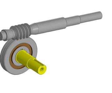 3D модель Червячная передача