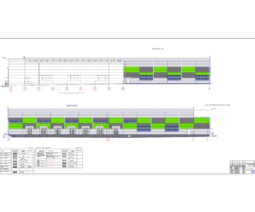 Чертеж Административно-складское здание 6000 м2