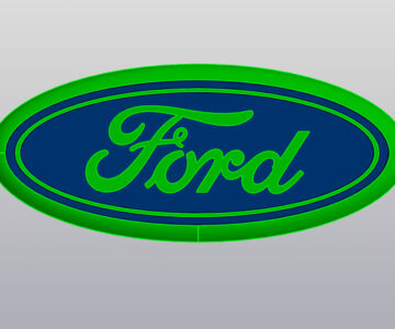 3D модель Эмблема Ford