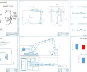 Чертеж Повышение производственной эксплуатации экскаватора при строительстве газопровода