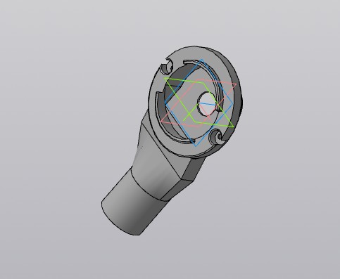 3D модель Переходник пылеудаления