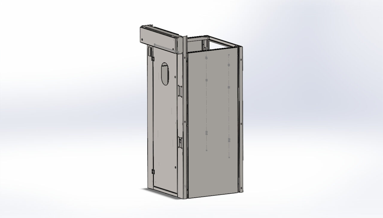 3D модель Ячейка КСО-393 (800х800х2200 мм)