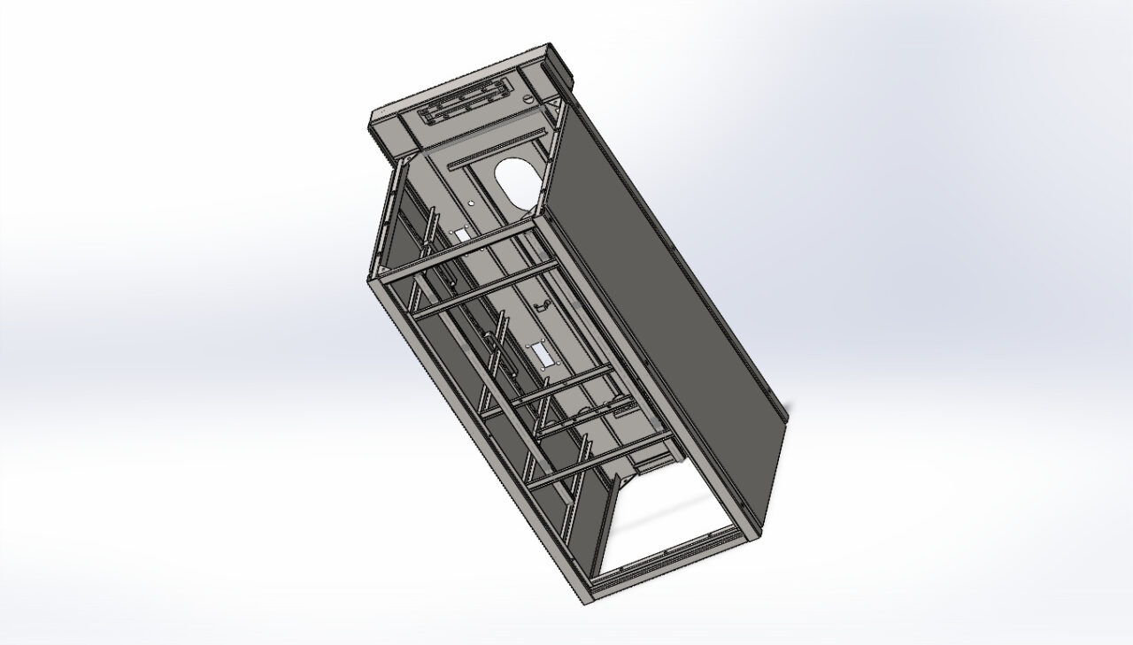 3D модель Ячейка КСО-393 (800х800х2200 мм)