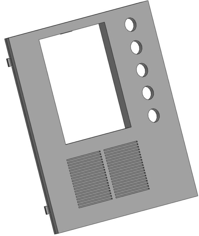 3D модель Лицевая панель системного блока (151х172мм)