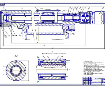 Чертеж Модернизация токарно-винторезного станка модели 16К20Т1