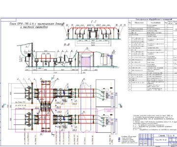 Чертеж План ОРУ 110 кВ по схеме 110-4 Н