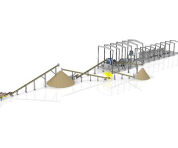 3D модель Обогатительная фабрика 300 тыс. т. / год по руде