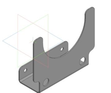 3D модель Держатель для болгарки
