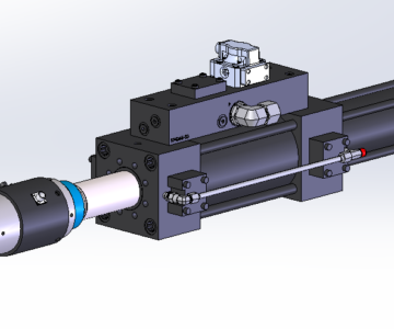 3D модель Гидроцилиндр MTS 150 кН