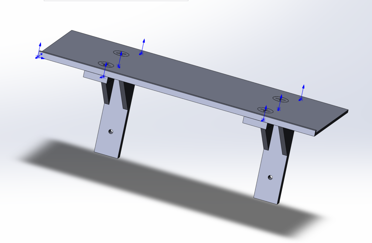 3D модель Полка 295x110х110мм.