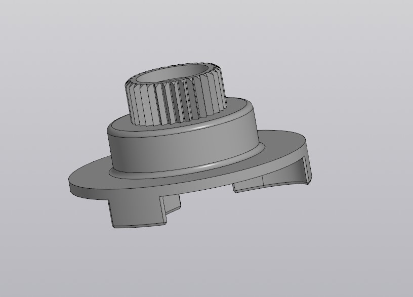 3D модель Муфта-шестерня для стеклоподъемника автомобиля VW Passat B5