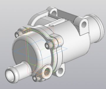 3D модель Термостат Лада Гранта 21900-1306010-01