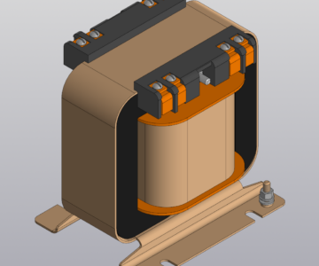3D модель Трансформатор ОСМ1-0,4 ТУ16-717.137-83