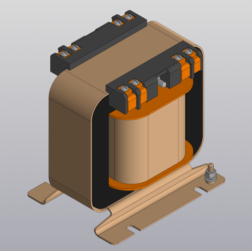 3D модель Трансформатор ОСМ1-0,4 ТУ16-717.137-83