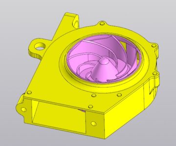 3D модель Самодельный вентилятор для обдува в 3D принтер