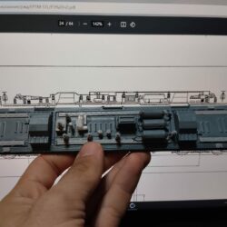 3D модель Магистральный электровоз ЭП1М