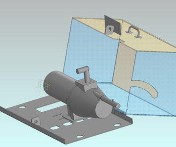 3D модель Защита насоса Молния 55 55Ч от осадков(сейф на даче)