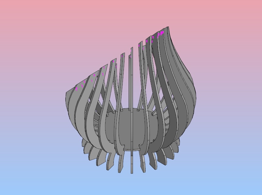 3D модель Костровая 660х530