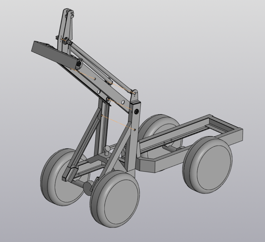 3D модель Минипогрузчик переломка