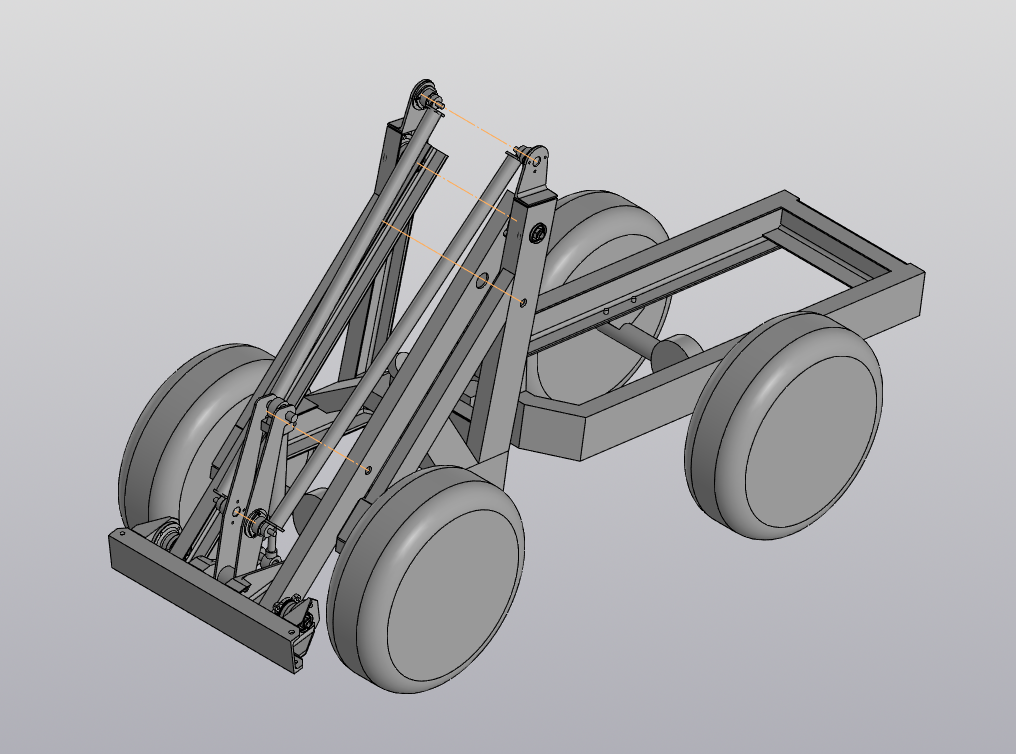 3D модель Минипогрузчик переломка