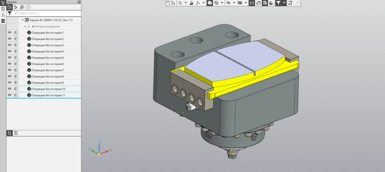 3D модель Гидравлический тормоз Coremo ID-2000N-116-VL