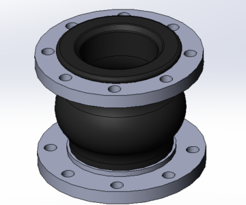 3D модель Компенсатор ERV DN80 TW G