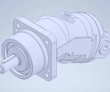 3D модель Гидромотор ПСМ - 310.4.28.01.03