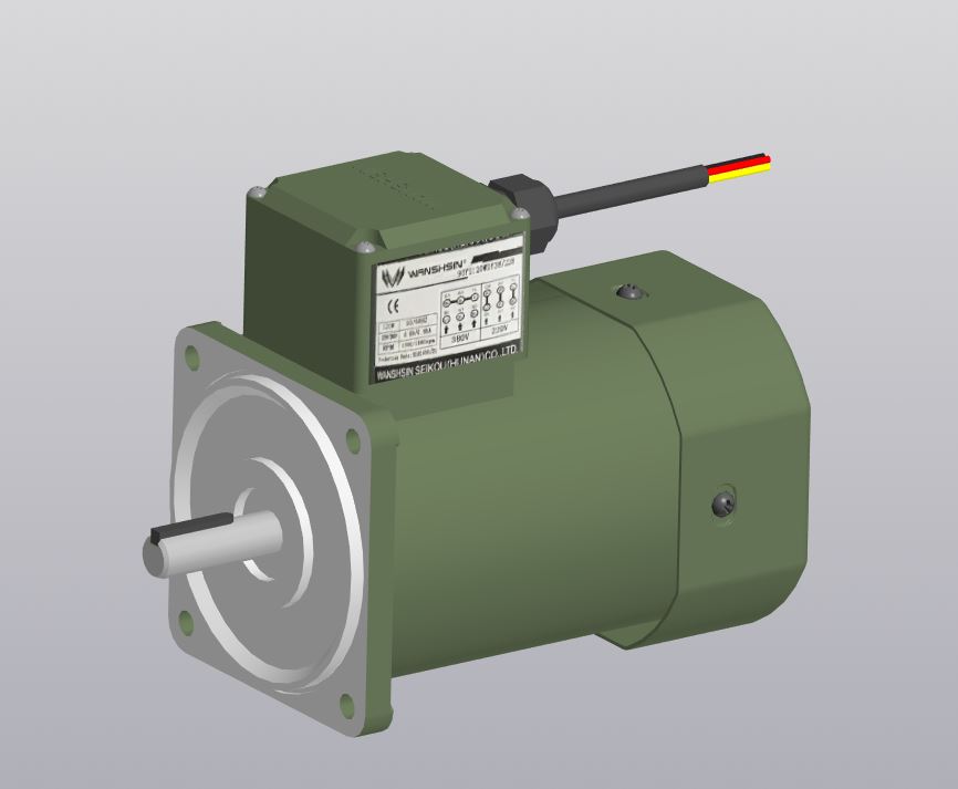 3D модель Двигатель 90YS60WDV22H 60 Вт 1300 об/мин 220 В