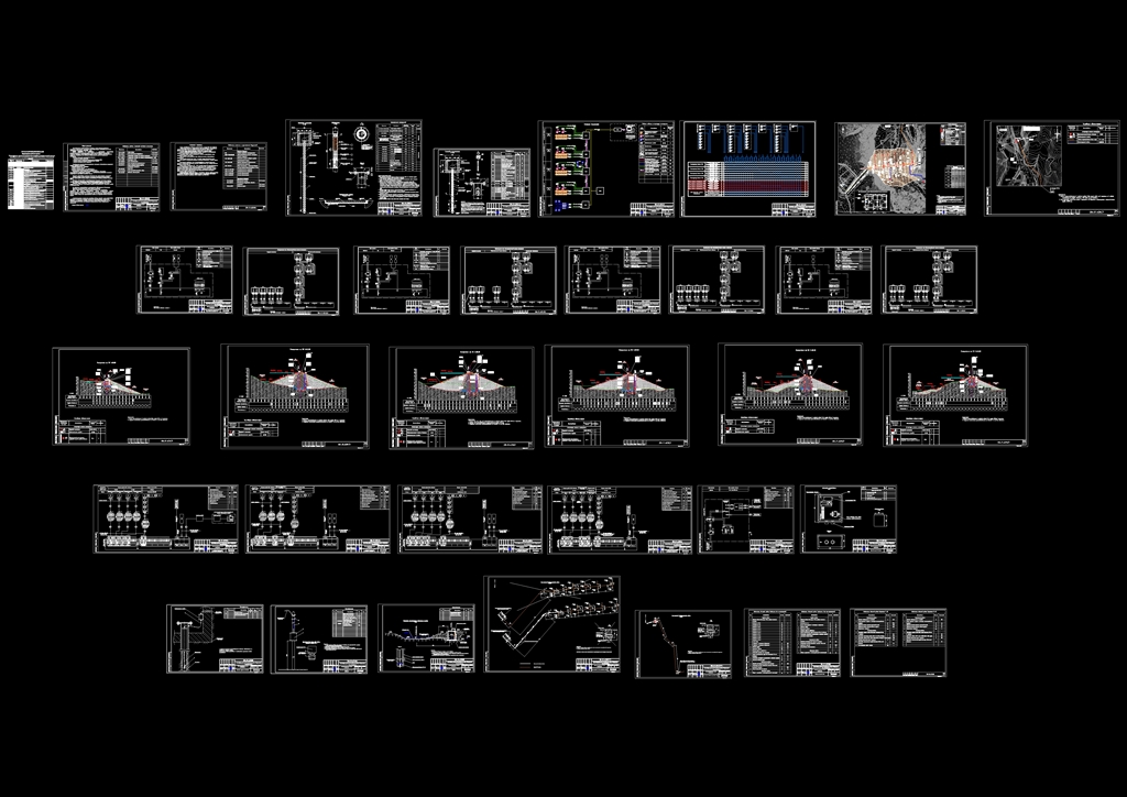 Чертеж Автоматизированная система мониторинга плотины.