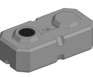 3D модель Бак 60 литров. Polimer Group-T 60.