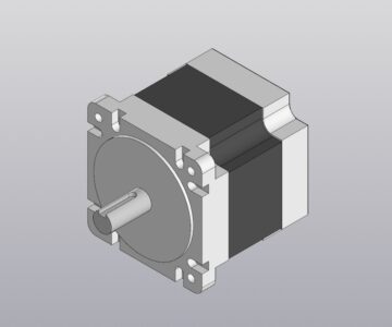 3D модель 3D модель шагового двигателя Nema34 (86)