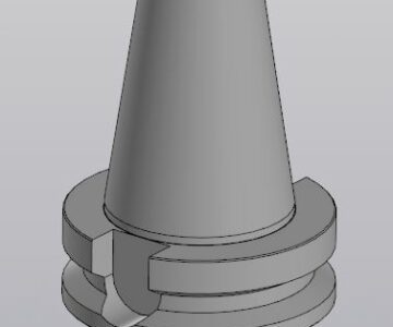 3D модель Оправка (патрон) станочная BT50-ER32-100