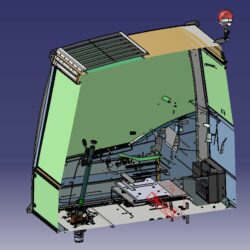 3D модель Кабина экскаватора