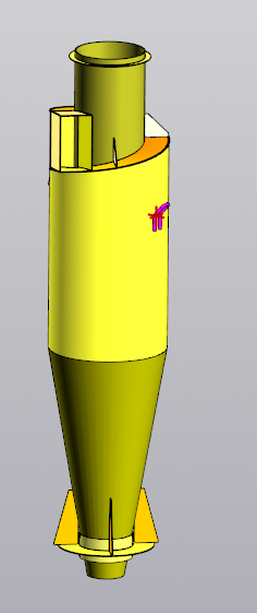 3D модель Циклон правый ЦН-11-630П