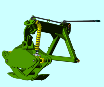 3D модель Захват трелевочный