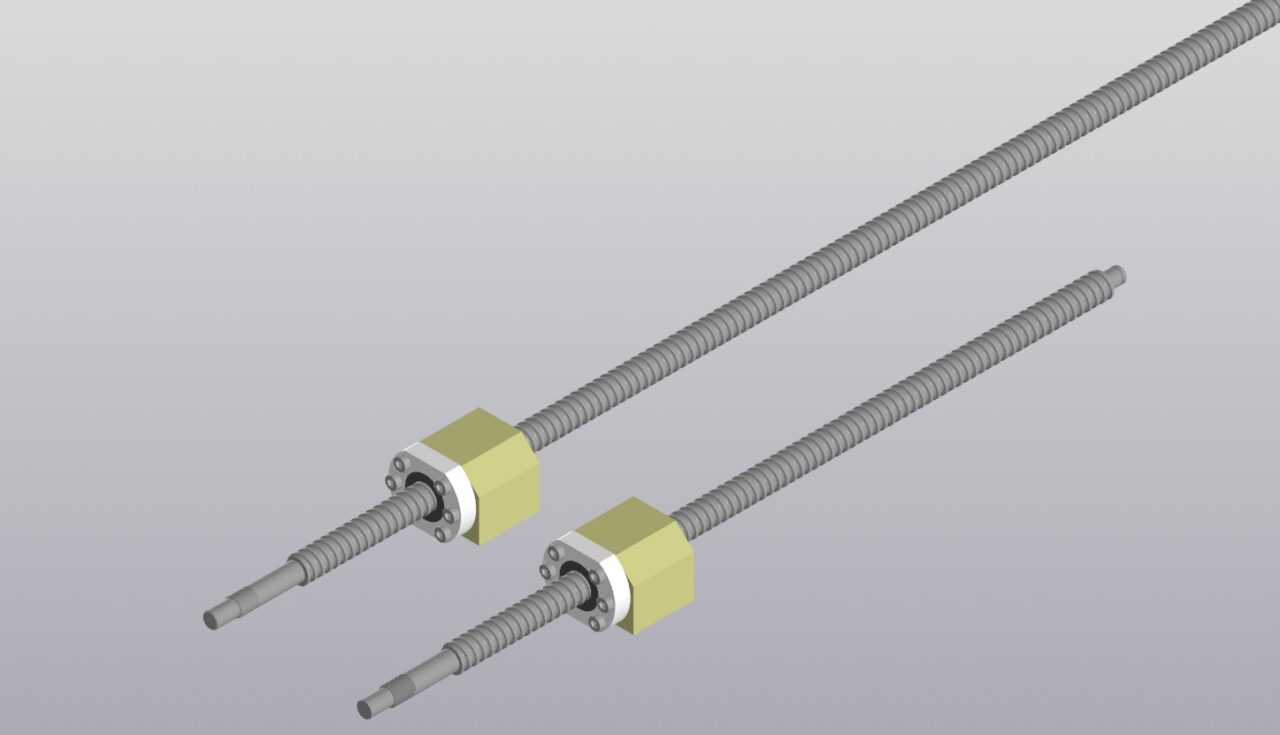 3D модель Модуль линейного перемещения на ШВП 1605