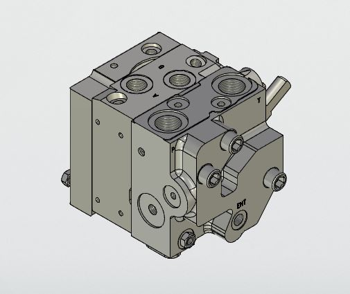 3D модель Пропорциональный клапан SPV120-11-24 с автоматической регулировкой потока