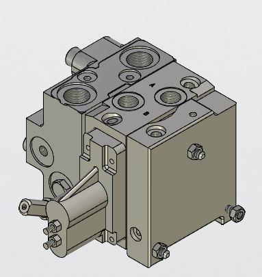 3D модель Пропорциональный клапан SPV120-11-24 с автоматической регулировкой потока