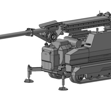 3D модель Буровая установка на гусеничном ходу