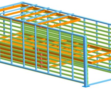 3D модель Накопитель для листового сортамента 5500 х 2000 х 1900 мм